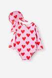 Baby LS Keyhole Back Swimsuit & Swim Hat Set,  - example image 1